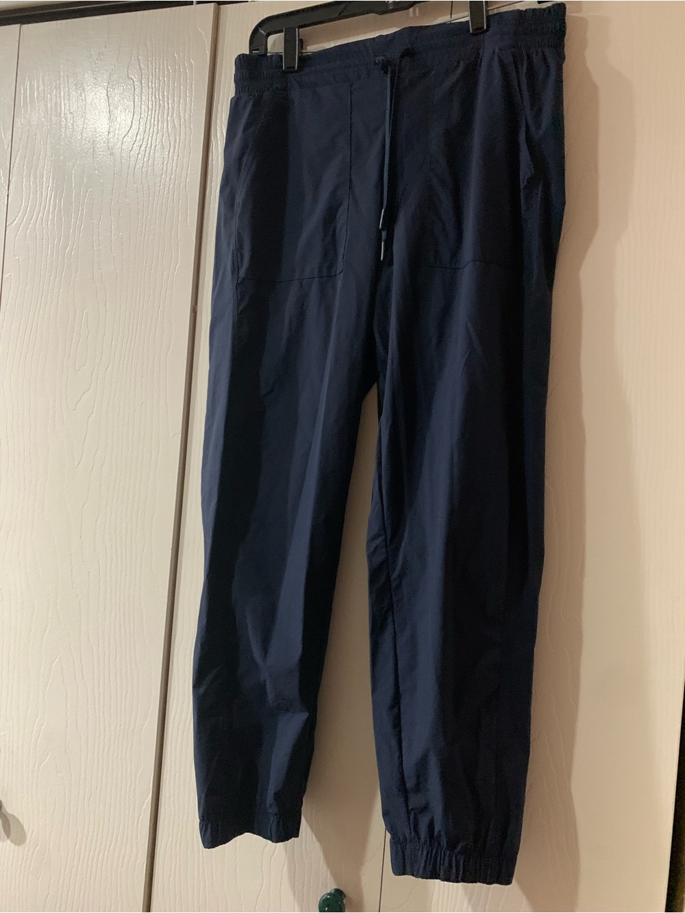 Women’s  Navy Jogger Pants - Casual Drawstring Waist